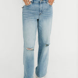 Nori High Rise Wide Leg Jeans | Light