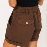 Elle Shorts | Brown