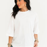 WTF Perfect Oversized Tee | Ivory