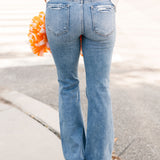 Neyland Mid Rise-Flare Jeans