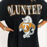 Volunteers Oversized Graphic Tee | Black