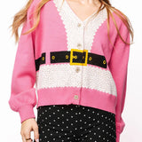 Pink Santa's Coat Cardigan | Queen Of Sparkles