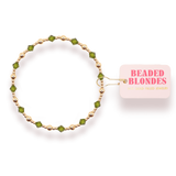 Olive Green June Bracelet