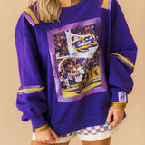 Licensed LSU Mascot Image Sweatshirt | Queen Of Sparkles