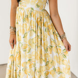 Lemon Daydream Midi Dress