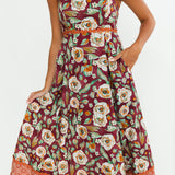 Falling For Florals Midi Dress