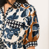 Southern Grace Midi Dress | Slate Blue