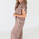 Ember Stitched Pants | Mocha