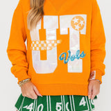 Tennessee Metallic Word With Icons Sweatshirt