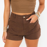 Autumn Breeze Shorts | Brown