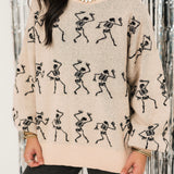 Spooky Dancing Skeletons Sweater