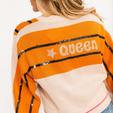 Queen Pencil Button Up Cardigan | Queen Of Sparkles