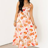 Tuscan Picnic Midi Dress