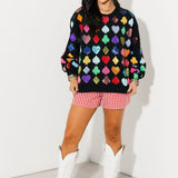 Black Suits Sweatshirt | QOS X Lexi Jade's