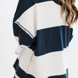 Sloane Wide Stripe Set | Navy