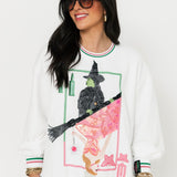 Licensed Elphaba & Glinda Card Sweatshirt | Queen Of Sparkles