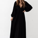 Wrap Me Up Maxi Dress | Black