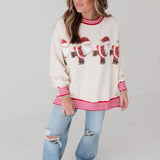 Santa Corded Sweatshirt