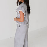 Ember Stitched Pants | Grey