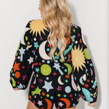 Black Multi Galaxy Short | Queen Of Sparkles