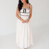 Heart In The Sand Maxi Dress | Cream