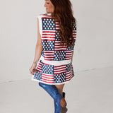 Full Sequin Stars & Stripes Skirt | Queen Of Sparkles