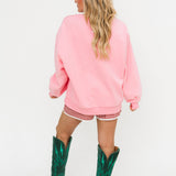 Pink Candyland Logo Sweatshirt | Queen Of Sparkles