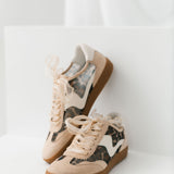 Notice Mesh Sneakers | Light Leopard Mesh