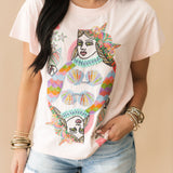 Light Pink QOS Queen Of The Sea Card Tee | Queen Of Sparkles