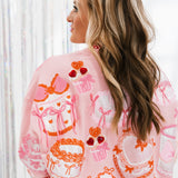 Light Pink Cakes Pastries Sweatshirt