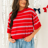 American Honey Stripe Sweater
