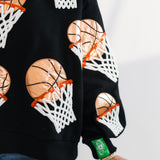 Black Basketball Hoop Sweatshirt | Queen Of Sparkles