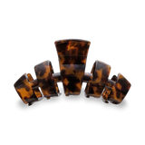 Teleties Classic Hair Clip - Large | Tortoise
