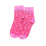 Pink Queen Socks | Queen Of Sparkles