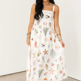 Seashell Stroll Midi Dress