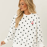 Color Me Cozy Short | Cherry Polka Dot