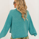 Swan Sweater | Aqua