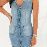 Denim Darlin Mini Dress