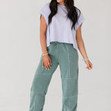 Ready To Lounge Joggers | Green