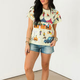 Mint Green Farmers Market Tee | Queen Of Sparkles