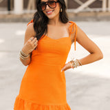 Vol Babe Mini Dress | Sunkist