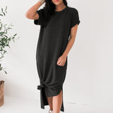 Forever Blessed Midi Dress | Charcoal