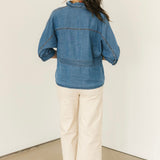 Cinched Up Denim Top
