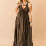 Salty Espresso Maxi Dress
