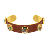 Linsey Cuff Bracelet Midnight Express | Mocha