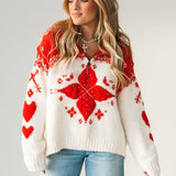 Mythical Sweater | Vanilla Scarlet