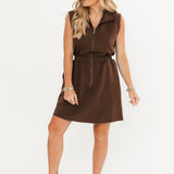 Everyday Signature Mini Dress | Espresso