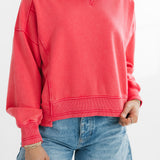 Intercept Pullover | Hibiscus