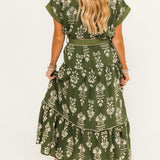 Garden Wonders Maxi Dress | Olive