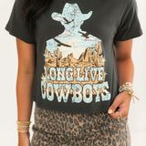 Long Live Cowboys Tee | Black